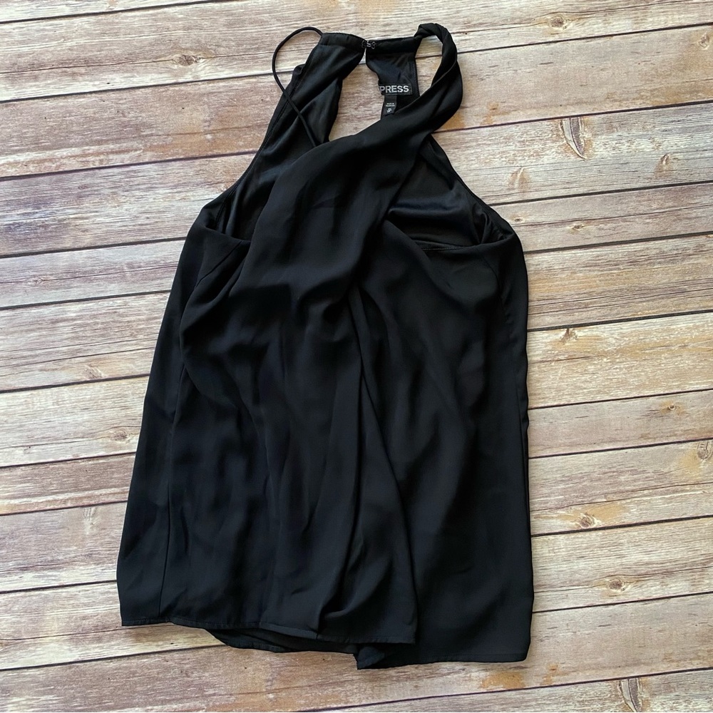Express Key Hole Black Tank XS